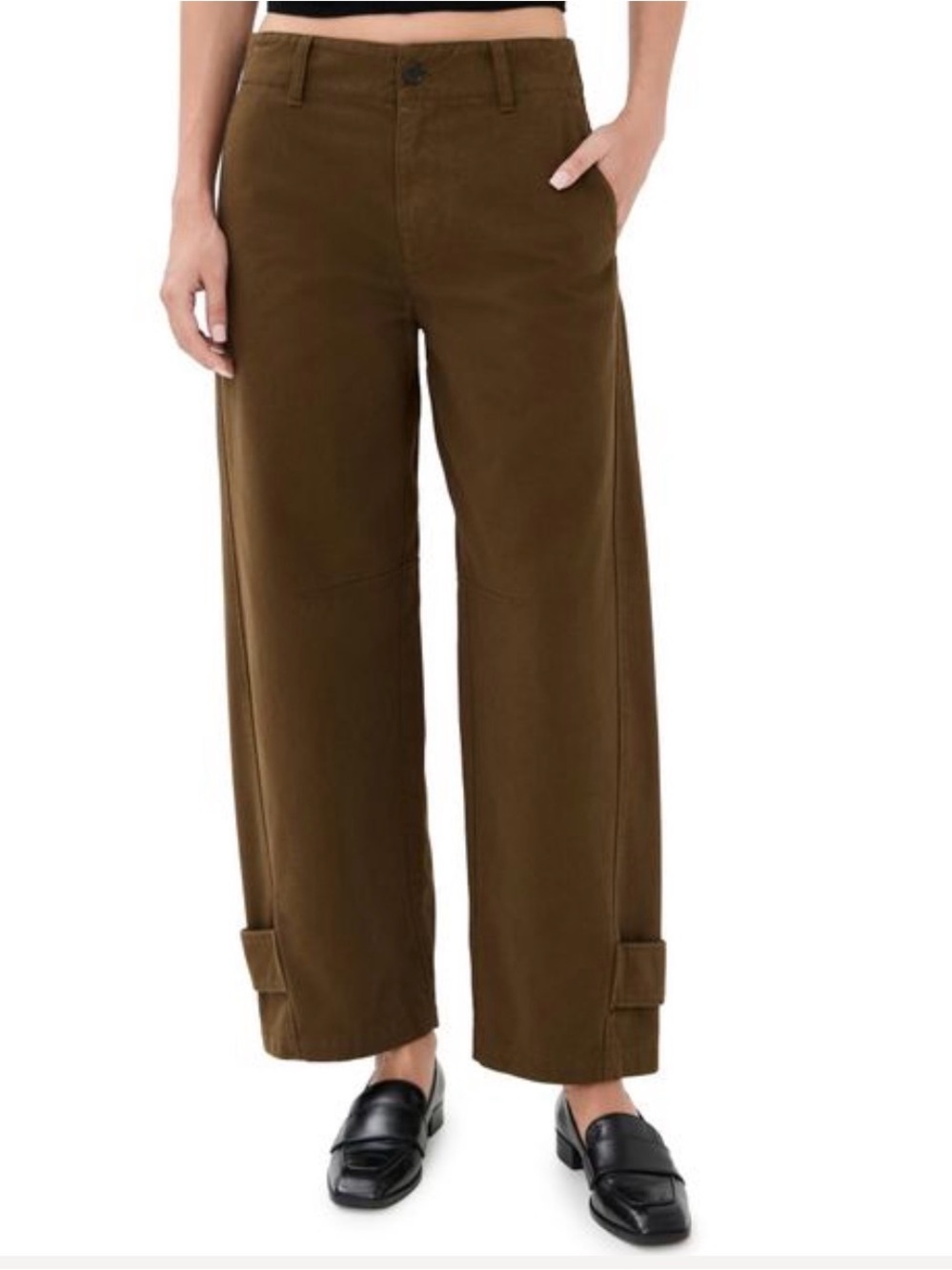 FRAME
The Twisted Trouser
Color: Forest Moss
SIZE: 30-31